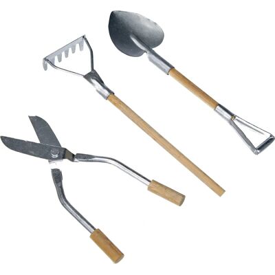 Rayher Modell 8625500 Mini Gartenwerkzeug-Set aus Metall und Holz - 3 Stück Rayher Modell 8625500 Mini Gartenwerkzeug-Set aus Metall und Holz - 3 Stück