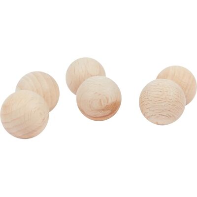 Rayher Korálky - 25mm Nevrtané Dřevěné Korálky - Výroba a Řemesla Rayher Korálky - 25mm Nevrtané Dřevěné Korálky - Výroba a Řemesla