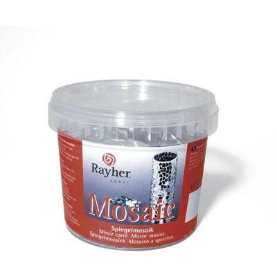 Rayher Srebrne mozaikowe kamienie lustro - 1350 sztuk, 1kg - Mozaika Lustro Rayher Srebrne mozaikowe kamienie lustro - 1350 sztuk, 1kg - Mozaika Lustro