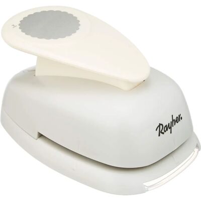 Rayher Hobby 8964200 Hobbystans - Rund med dekorativ kant - 2 tum Rayher Hobby 8964200 Hobbystans - Rund med dekorativ kant - 2 tum