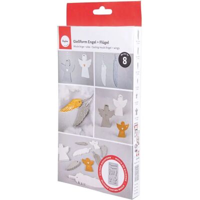 Moule en silicone Rayher Ange - Petit ange et aile - Contact alimentaire Moule en silicone Rayher Ange - Petit ange et aile - Contact alimentaire