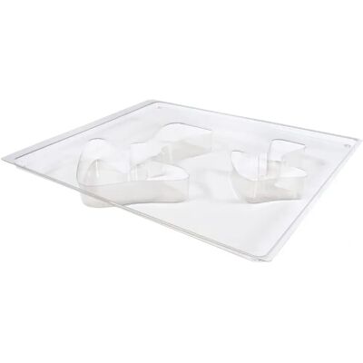 Moule en silicone transparent Rayher - 14,5x12x2 cm Moule en silicone transparent Rayher - 14,5x12x2 cm