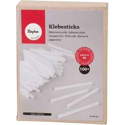 Bâtons de colle chaude transparents Rayher Mini - 100 pièces Bâtons de colle chaude transparents Rayher Mini - 100 pièces