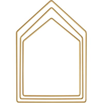 Goldene Metallringe Set - 20 25 30cm DIY Dekoration Goldene Metallringe Set - 20 25 30cm DIY Dekoration