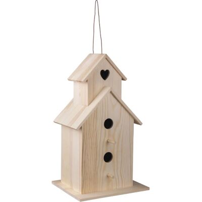 Rayher Natural Wooden Birdhouse XL - Wooden Birdhouse Rayher Natural Wooden Birdhouse XL - Wooden Birdhouse