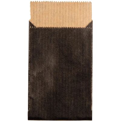 Czarny dekoracyjny papierowy worek Rayher - Prezenty i słodycze - 6x4,5cm Czarny dekoracyjny papierowy worek Rayher - Prezenty i słodycze - 6x4,5cm