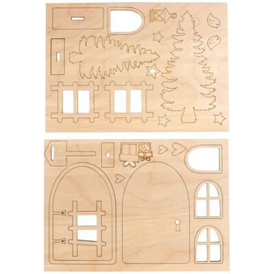 Rayher Mini Weihnachts-Szene Set - 26 Teile Rayher Mini Weihnachts-Szene Set - 26 Teile