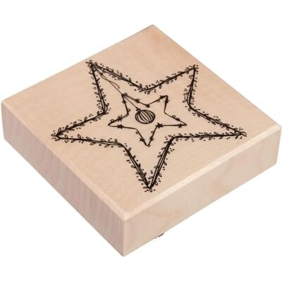 BUTTERER Świąteczny stempel Gwiazda i Gwiazdeczka - Stempel BUTTERER Świąteczny stempel Gwiazda i Gwiazdeczka - Stempel