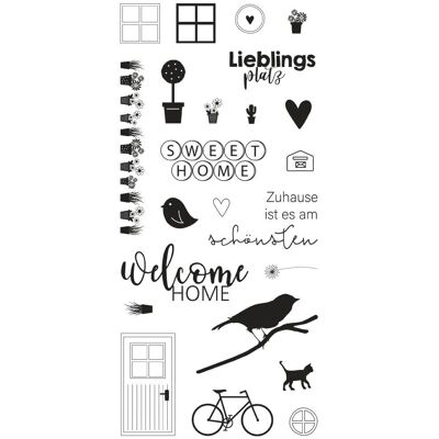 Set de Tampons Clair Rayher Welcome Home Set de Tampons Clair Rayher Welcome Home