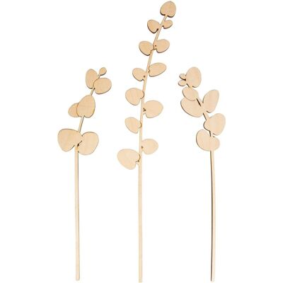 Rayher Branches d'eucalyptus - 3 Brins en bois - 22/30cm - Publicité Rayher Branches d'eucalyptus - 3 Brins en bois - 22/30cm - Publicité