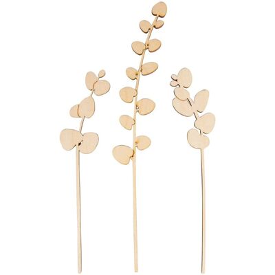Rayher Branches d'eucalyptus en bois - 20 cm pour décoration - Publicité Rayher Branches d'eucalyptus en bois - 20 cm pour décoration - Publicité