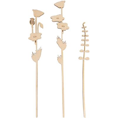 Rayher Ensemble de branches en bois beige pour papaveras - Décoration de bouquets - Publicité Rayher Ensemble de branches en bois beige pour papaveras - Décoration de bouquets - Publicité
