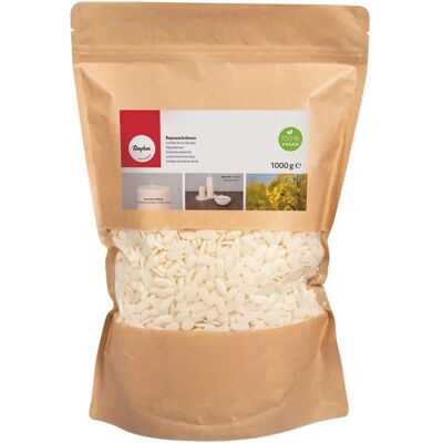 Cire de colza pour moulage - Cire - Blanche - 1kg Cire de colza pour moulage - Cire - Blanche - 1kg