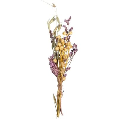 Rayher Bouquet de fleurs séchées lilas - Fleurs séchées multicolores, décoration polyvalente, 18-20 cm - Publicité Rayher Bouquet de fleurs séchées lilas - Fleurs séchées multicolores, décoration polyvalente, 18-20 cm - Publicité