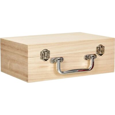 Rayher Valise en Bois Naturel - 25x16x9cm pour Créations & Décoration Rayher Valise en Bois Naturel - 25x16x9cm pour Créations & Décoration