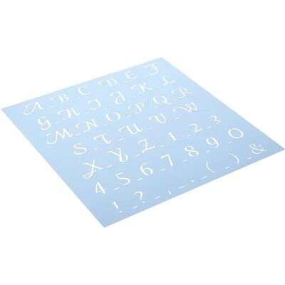 Rayher Modèle 3836500 - Pochoir de lettres classique Rayher Modèle 3836500 - Pochoir de lettres classique