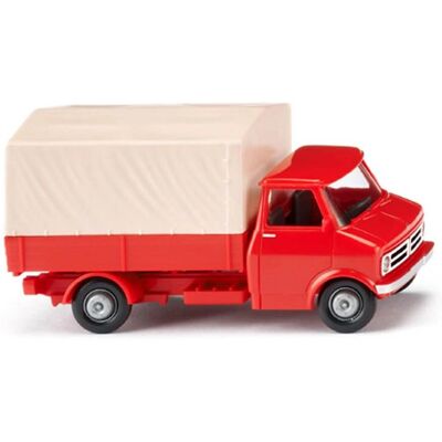 Wiking Opel Bedford Lastwagen - Blutorange - H0 Wiking Opel Bedford Lastwagen - Blutorange - H0