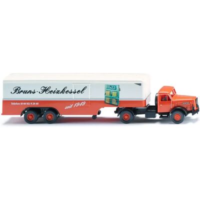 Wiking H0 Koffersattelzug - Modell Lieferwagen - H0-Größe Wiking H0 Koffersattelzug - Modell Lieferwagen - H0-Größe