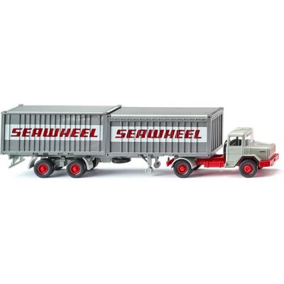Wiking 052402 Dunkelgrauer Container-Traktor - Maßstabsmodell Lieferwagen Wiking 052402 Dunkelgrauer Container-Traktor - Maßstabsmodell Lieferwagen