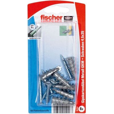 Fischer GKM SK Kołek do płyt gipsowych 31mm - Metalowy kołek Fischer GKM SK Kołek do płyt gipsowych 31mm - Metalowy kołek