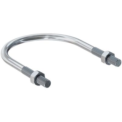 Fischer 24421 Stahl U-förmiger Rohrklemme - 70mm Fischer 24421 Stahl U-förmiger Rohrklemme - 70mm