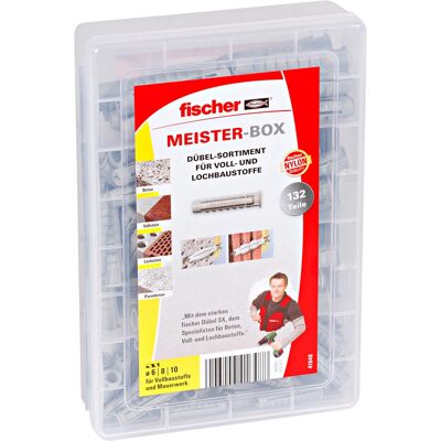 Fischer Meister-Box - 132 Spreizdübel - Wanddübel-Set Fischer Meister-Box - 132 Spreizdübel - Wanddübel-Set