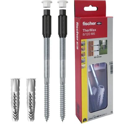 Sistema di Fissaggio Thermax 8x120 M6 - Isolante Termico - Materiale Edile Sistema di Fissaggio Thermax 8x120 M6 - Isolante Termico - Materiale Edile