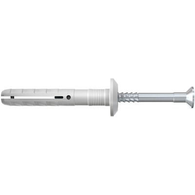 Zestaw kołków Fischer - 100 sztuk, 6x40 mm - Zatrzaski i śruby do ścian Zestaw kołków Fischer - 100 sztuk, 6x40 mm - Zatrzaski i śruby do ścian