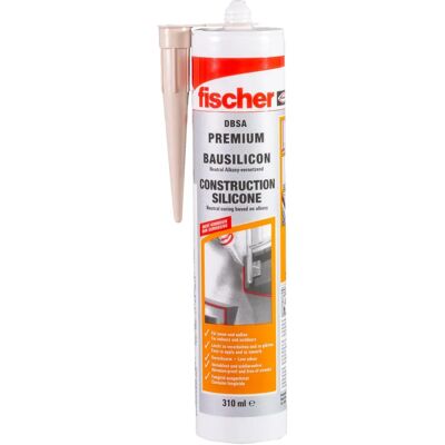 Mastic de construction Fischer - Silicone beige 310ml - Publicité Mastic de construction Fischer - Silicone beige 310ml - Publicité