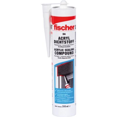 Fischer 053110 Sealant Blanc - Usage intérieur - Publicité Fischer 053110 Sealant Blanc - Usage intérieur - Publicité