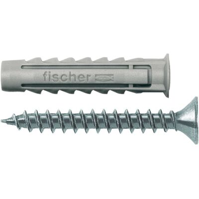 Fischer Tapón de pared 50 pcs - Juego de anclajes expansivos 8 x 40 mm Fischer Tapón de pared 50 pcs - Juego de anclajes expansivos 8 x 40 mm