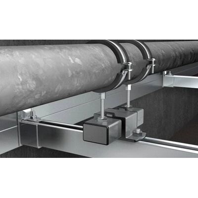 Fischer FRS Plus 1 1/2 - com junta - M8/M10 - braçadeira de tubos Fischer FRS Plus 1 1/2 - com junta - M8/M10 - braçadeira de tubos