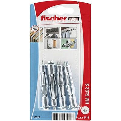 Fischer 90928 Väggankare - Metall, 52-60mm, 5mm Fischer 90928 Väggankare - Metall, 52-60mm, 5mm