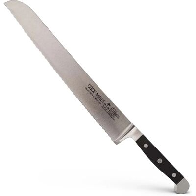 Güde Solingen – faca de pão 32cm, POM preto, série ALPHA Güde Solingen – faca de pão 32cm, POM preto, série ALPHA