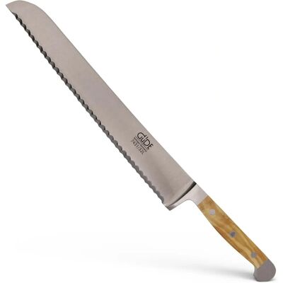 Güde Solingen – Ręcznie Robiony Noż do Chleba z Drewna Oliwnego - Leworęczny, 32cm Güde Solingen – Ręcznie Robiony Noż do Chleba z Drewna Oliwnego - Leworęczny, 32cm