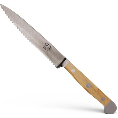 Güde Solingen Alpha Olive Paradicsom Szeletelő - 13cm, Olajfa Fa, Kettős Korona Güde Solingen Alpha Olive Paradicsom Szeletelő - 13cm, Olajfa Fa, Kettős Korona