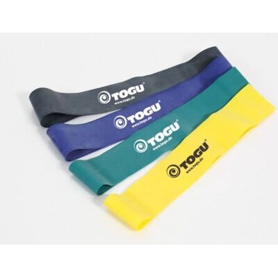 Togu 808202 Widerstandsband - Latex, Schwarz, Blau, Grün, Gelb Togu 808202 Widerstandsband - Latex, Schwarz, Blau, Grün, Gelb