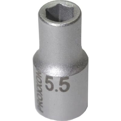 Inserti per chiavi a bussola 1/4'' Proxxon - 5,5 mm Inserti per chiavi a bussola 1/4'' Proxxon - 5,5 mm