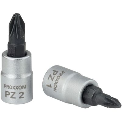 Proxxon PR23733 - Acier CrV 1/4 pouce Pozidriv embout - Publicité Proxxon PR23733 - Acier CrV 1/4 pouce Pozidriv embout - Publicité