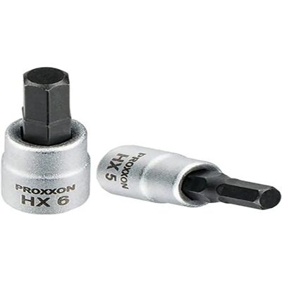 Proxxon Hochfester CrV Stahl Innensechskant 4 mm - Sechskant 4 mm Proxxon Hochfester CrV Stahl Innensechskant 4 mm - Sechskant 4 mm