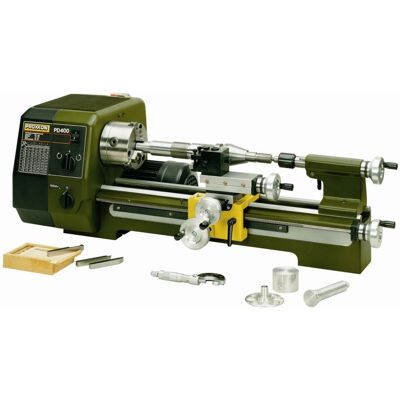 Proxxon PD 400 Drehmaschine - Präzisionsmaschine mit 3-Backen-Futter Proxxon PD 400 Drehmaschine - Präzisionsmaschine mit 3-Backen-Futter