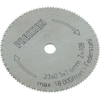 Proxxon 2228652 - Skivedisk - 23x0,3mm - Kapskive Proxxon 2228652 - Skivedisk - 23x0,3mm - Kapskive