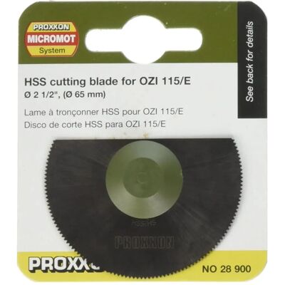 Proxxon 65 mm HSS Trennscheibe - segmentiert für OZI/E - Schneidwerkzeug Proxxon 65 mm HSS Trennscheibe - segmentiert für OZI/E - Schneidwerkzeug