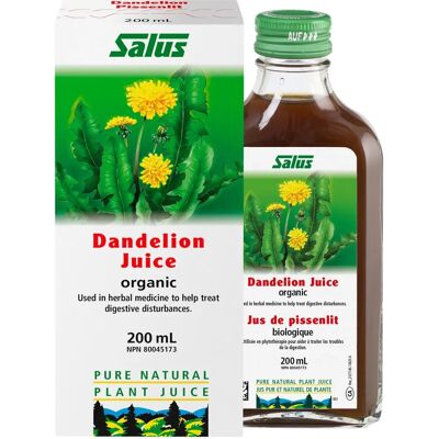 Salus Biologische Paardenbloem Sap - Ondersteunt Lever & Maag - 200ml Salus Biologische Paardenbloem Sap - Ondersteunt Lever & Maag - 200ml