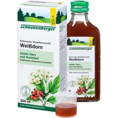 Schoenenberger Weißdornsaft - Naturheilmittel für Herz Schoenenberger Weißdornsaft - Naturheilmittel für Herz