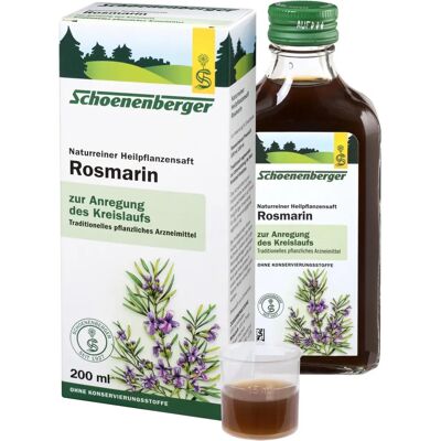Schoenenberger Bio-Rosmarin Heilpflanzensaft - Kräuterextrakt Schoenenberger Bio-Rosmarin Heilpflanzensaft - Kräuterextrakt