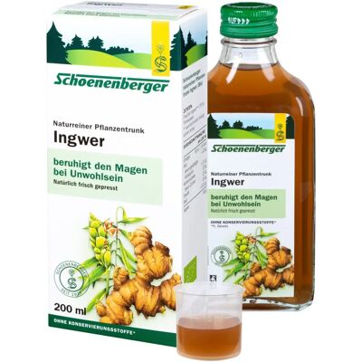 Salus Schoenenberger Jugo de Jengibre 200 ml - Apoyo Digestivo Salus Schoenenberger Jugo de Jengibre 200 ml - Apoyo Digestivo