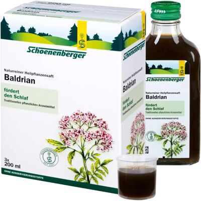Schoenenberger Kräutertee - 3x200 ml Baldrian - Natürliches Heilmittel Schoenenberger Kräutertee - 3x200 ml Baldrian - Natürliches Heilmittel
