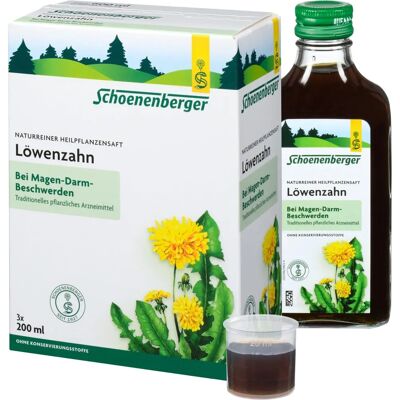 Schoenenberger Bio Löwenzahn Saft - Heilpflanzen Schoenenberger Bio Löwenzahn Saft - Heilpflanzen