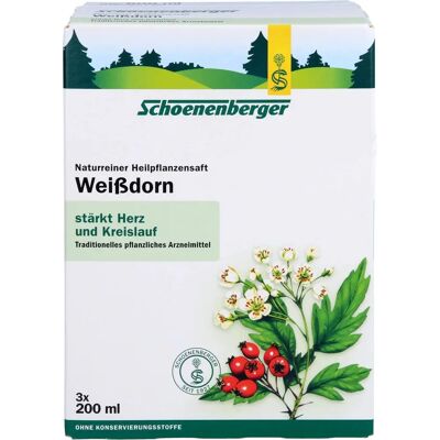 Schoenenberger Weißdorn Saft - Unterstützt Herz-Kreislauf Schoenenberger Weißdorn Saft - Unterstützt Herz-Kreislauf